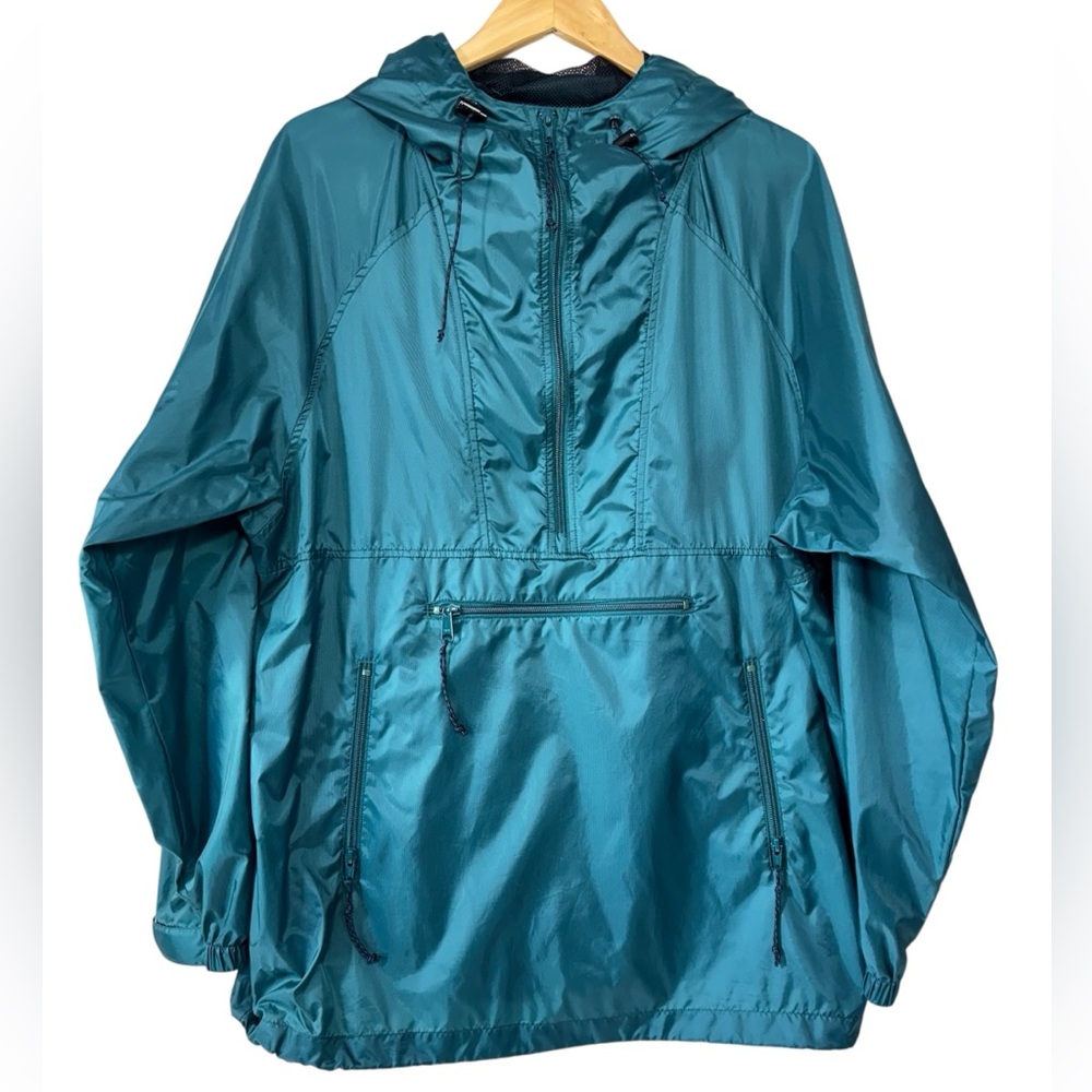 Rei Rain Packable Jacket Solid Green Light | Mens… - image 1
